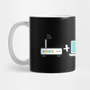 WiFi + Laptop = Fun Mug